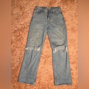 Abercrombie & Fitch Light Blue High Rise Jeans